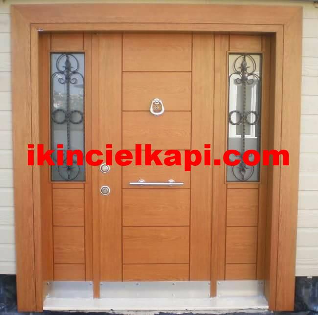 3 kanat çıkma bina giriş kapısı