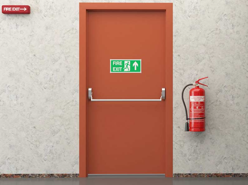 Yeni sökülmüş çıkma yangın kapısı sağlam ve kaliteli kaçıç kapısı