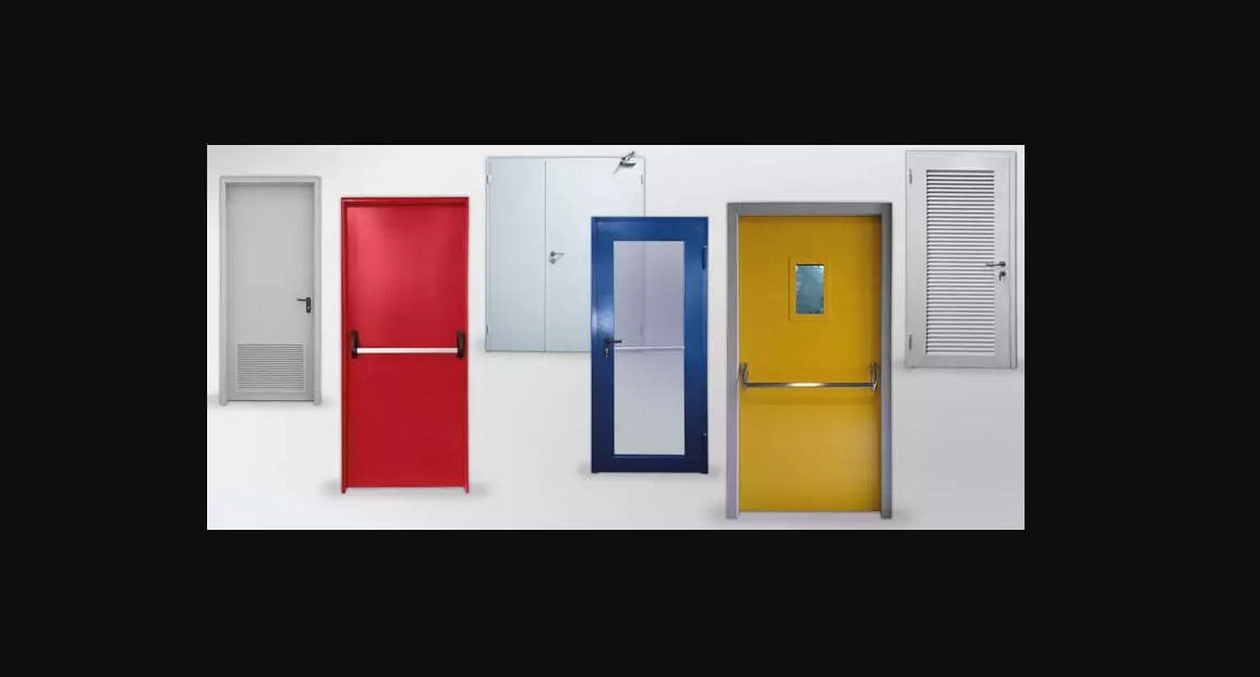 Uygun fiyatlı itfaiye onaylı sıfır ikinci el yangın kapısı