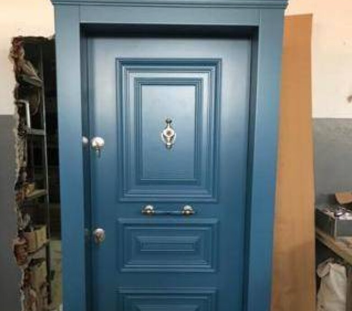 Ahşap görünümlü çıkma çelik kapı kurşun geçirmez kapı Ahşap görünümlü çıkma çelik kapı kurşun geçirmez kapı